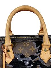Louis Vuitton LV Monogram Fleur De Jais Speedy 30 Handbag Limited Edition